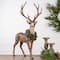 Deer with Wreath Figurine Set, 28" & 28.5"